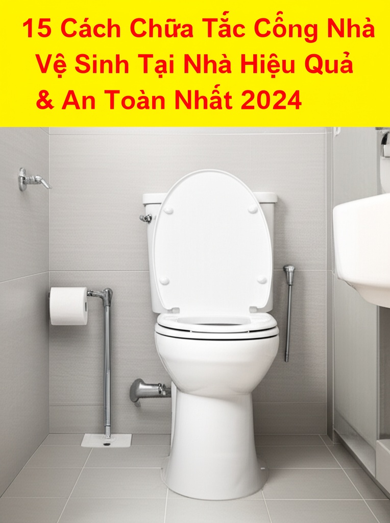 Hình minh họa cho bài viết: 15 Cách Chữa Tắc Cống Nhà Vệ Sinh Tại Nhà Hiệu Quả & An Toàn Nhất 2024