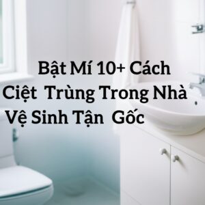 Bật Mí 10+ Cách Diệt Côn Trùng Trong Nhà Vệ Sinh Tận Gốc, An Toàn