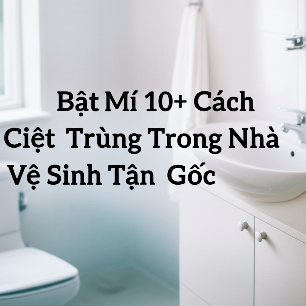 Hình minh họa cho bài viết: Bật Mí 10+ Cách Diệt Côn Trùng Trong Nhà Vệ Sinh Tận Gốc, An Toàn