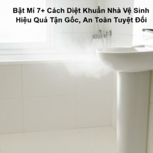 Bật Mí 7+ Cách Diệt Khuẩn Nhà Vệ Sinh Hiệu Quả Tận Gốc, An Toàn Tuyệt Đối