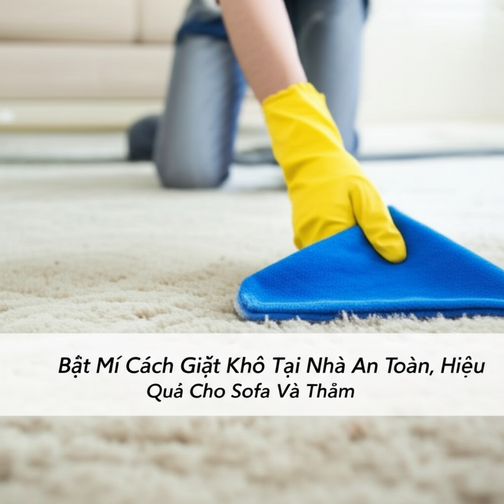 Hình minh họa cho bài viết: Bật Mí Cách Giặt Khô Tại Nhà An Toàn, Hiệu Quả Cho Sofa Và Thảm