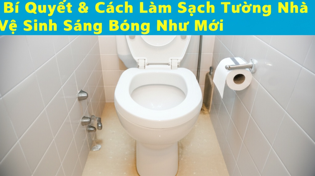 Hình minh họa cho bài viết: Bí Quyết & Cách Làm Sạch Tường Nhà Vệ Sinh Sáng Bóng Như Mới