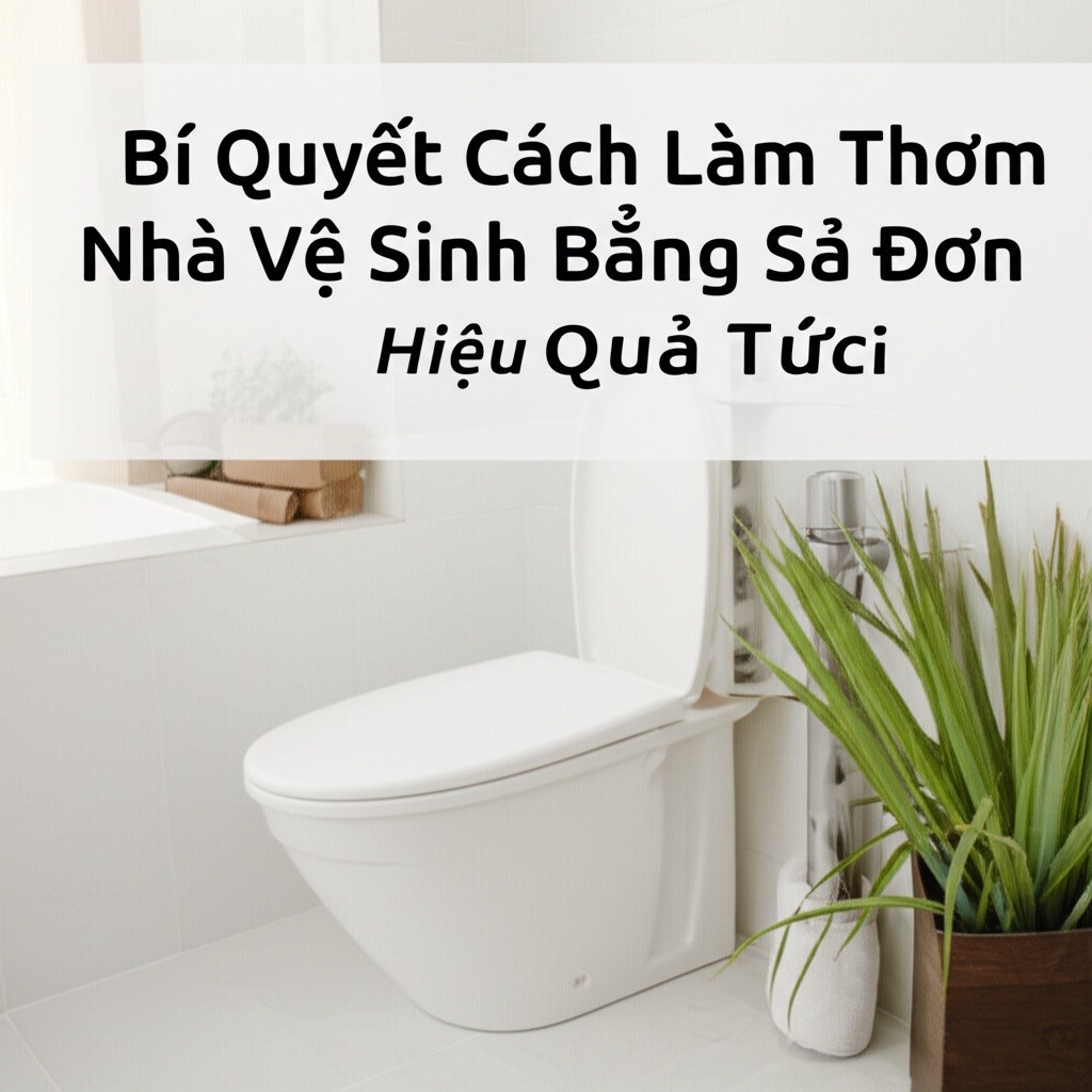 Hình minh họa cho bài viết: Bí Quyết Cách Làm Thơm Nhà Vệ Sinh Bằng Sả Đơn Giản, Hiệu Quả Tức Thì