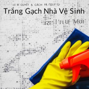 Bí Quyết & Cách Làm Trắng Gạch Nhà Vệ Sinh Sáng Bóng Như Mới