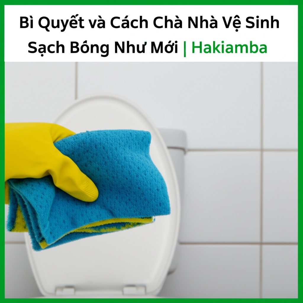 Hình minh họa cho bài viết: Bí Quyết và Cách Chà Nhà Vệ Sinh Sạch Bóng Như Mới | Hakiamba