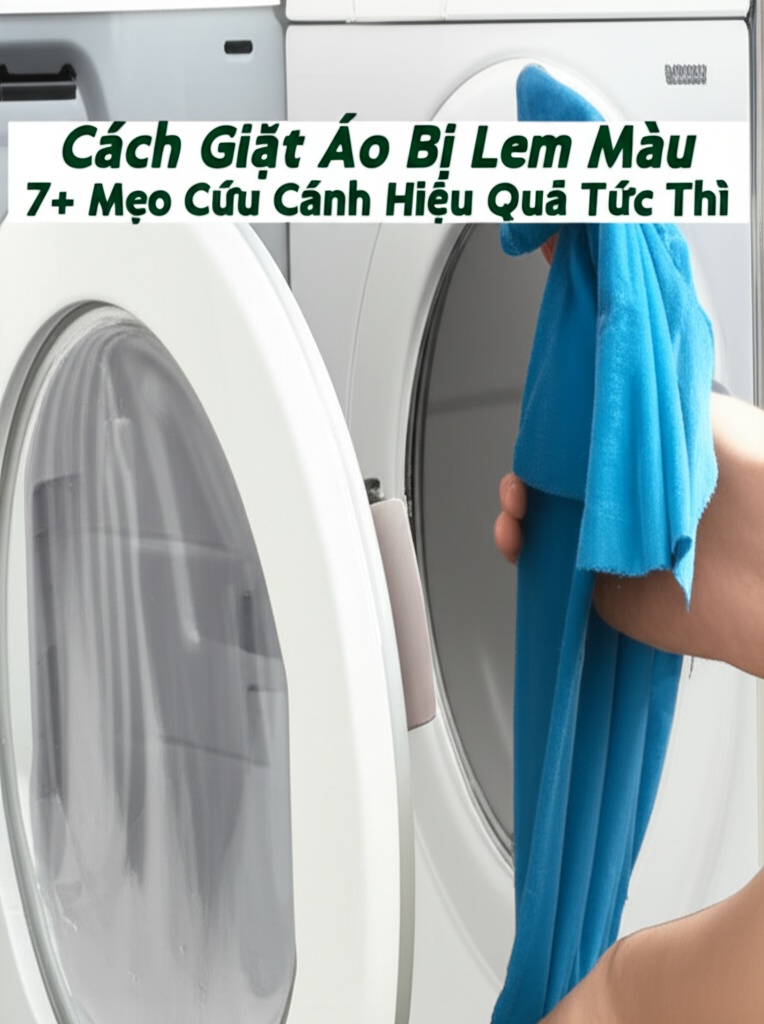 Hình minh họa cho bài viết: Cách Giặt Áo Bị Lem Màu: 7+ Mẹo Cứu Cánh Hiệu Quả Tức Thì