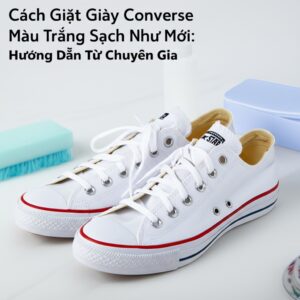 Cách Giặt Giày Converse Màu Trắng Sạch Như Mới: Hướng Dẫn Từ Chuyên Gia