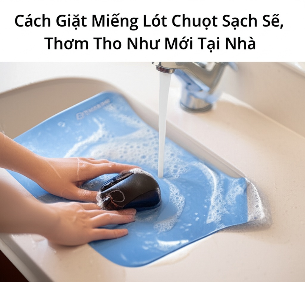 Hình minh họa cho bài viết: Cách Giặt Miếng Lót Chuột Sạch Sẽ, Thơm Tho Như Mới Tại Nhà