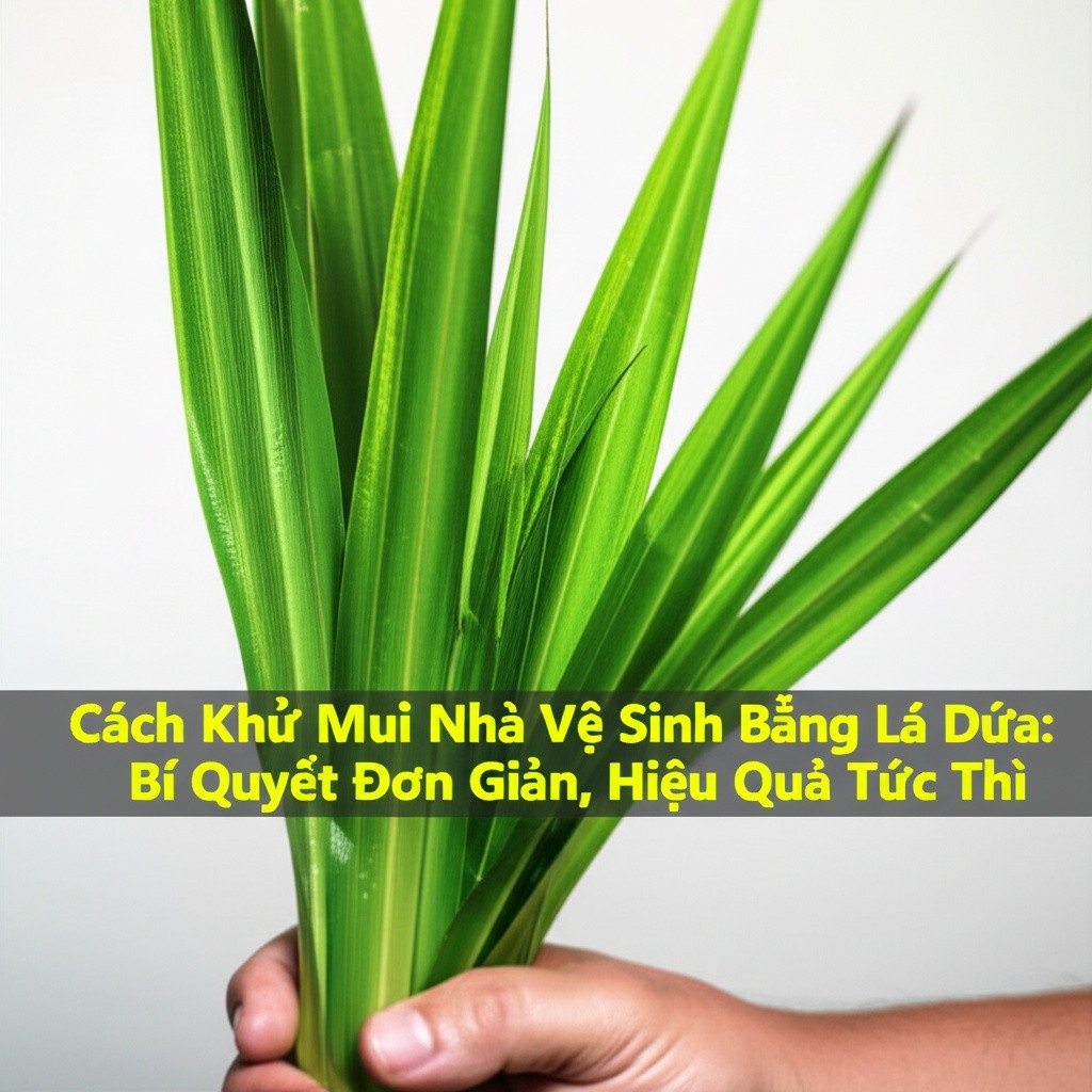 Hình minh họa cho bài viết: Cách Khử Mùi Nhà Vệ Sinh Bằng Lá Dứa: Bí Quyết Đơn Giản, Hiệu Quả Tức Thì