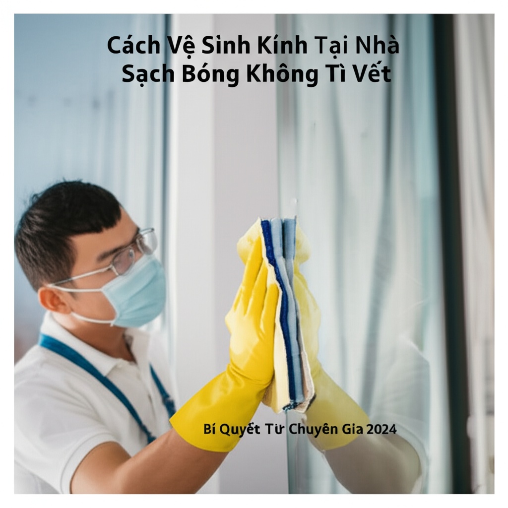 Hình minh họa cho bài viết: Cách Vệ Sinh Kính Tại Nhà Sạch Bóng Không Tì Vết: Bí Quyết Từ Chuyên Gia 2024