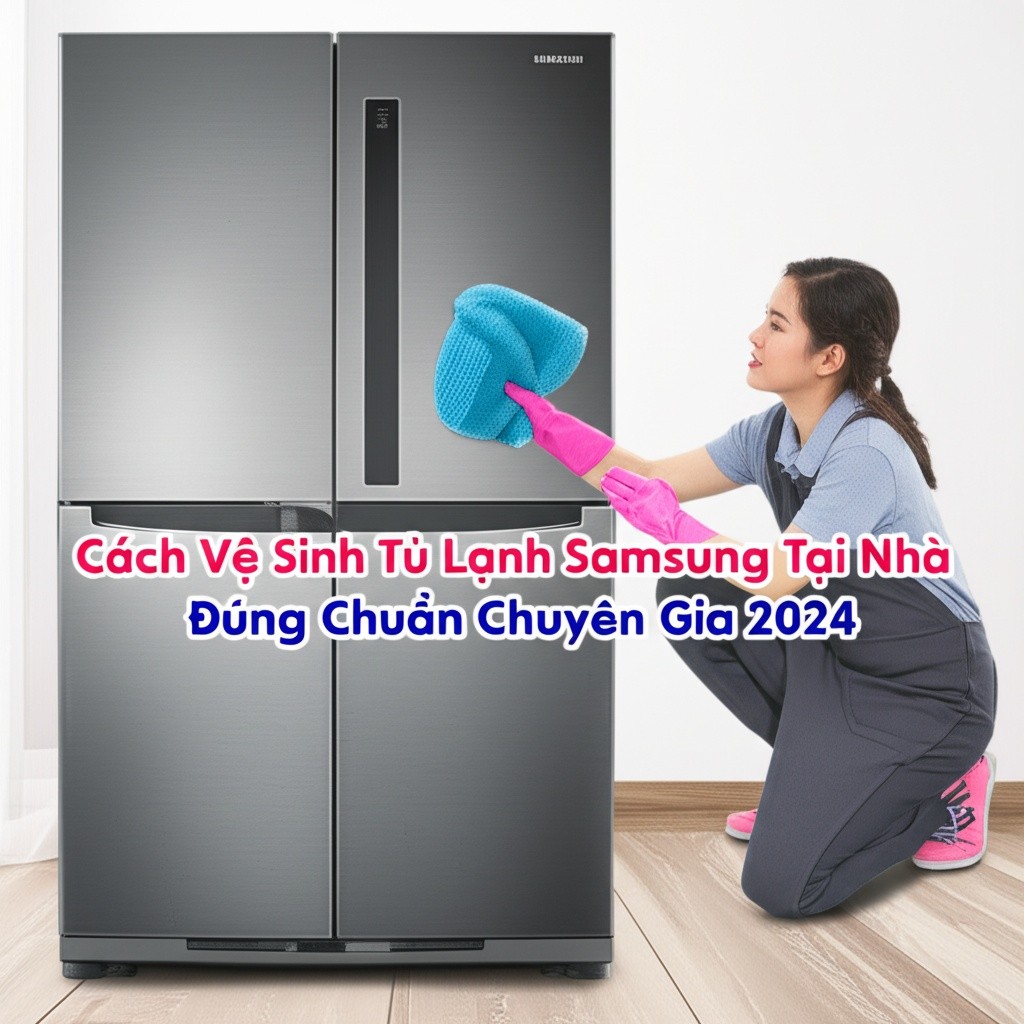 Hình minh họa cho bài viết: Cách Vệ Sinh Tủ Lạnh Samsung Tại Nhà Đúng Chuẩn Chuyên Gia 2024