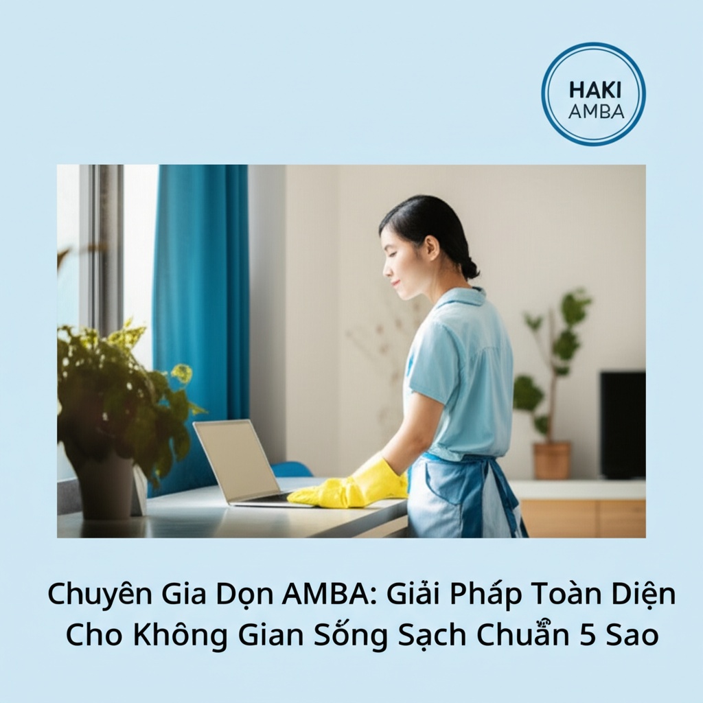 Hình minh họa cho bài viết: Chuyên Gia Dọn Dẹp HAKI AMBA: Giải Pháp Toàn Diện Cho Không Gian Sống Sạch Chuẩn 5 Sao