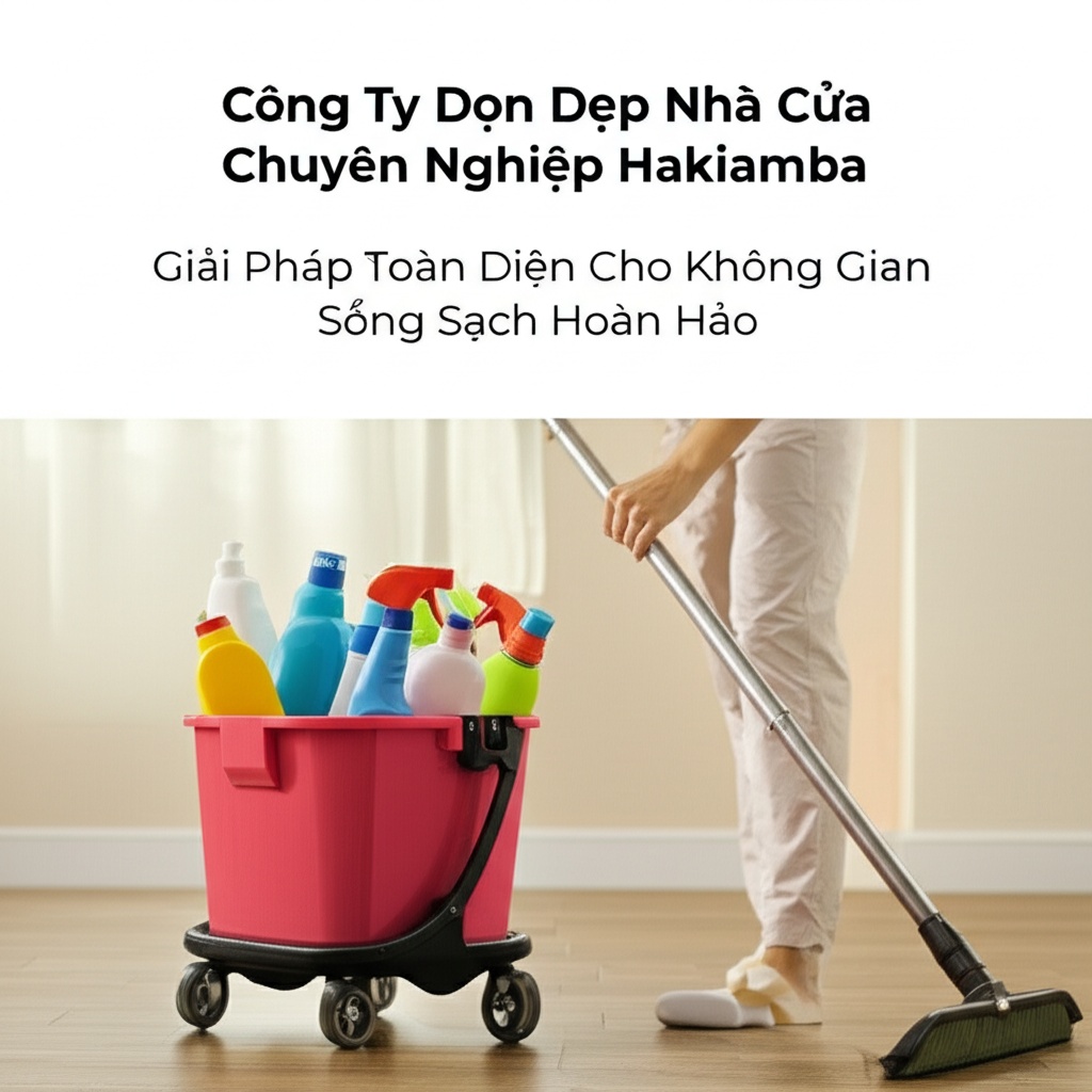 Hình minh họa cho bài viết: Công Ty Dọn Dẹp Nhà Cửa Chuyên Nghiệp Hakiamba: Giải Pháp Toàn Diện Cho Không Gian Sống Sạch Hoàn Hảo