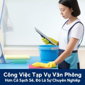 Công Việc Tạp Vụ Văn Phòng: Hơn Cả Sạch Sẽ, Đó Là Sự Chuyên Nghiệp