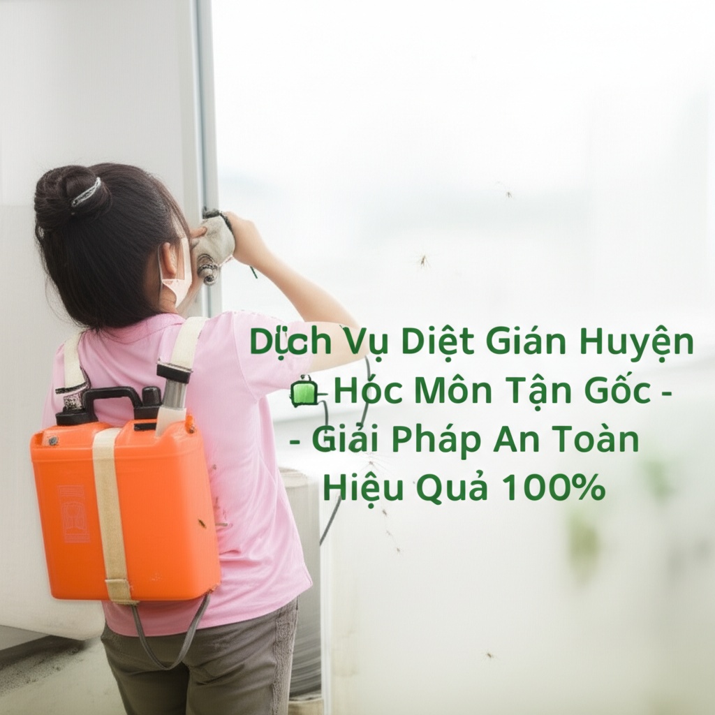 Hình minh họa cho bài viết: Dịch Vụ Diệt Gián Huyện Hóc Môn Tận Gốc - Giải Pháp An Toàn, Hiệu Quả 100%