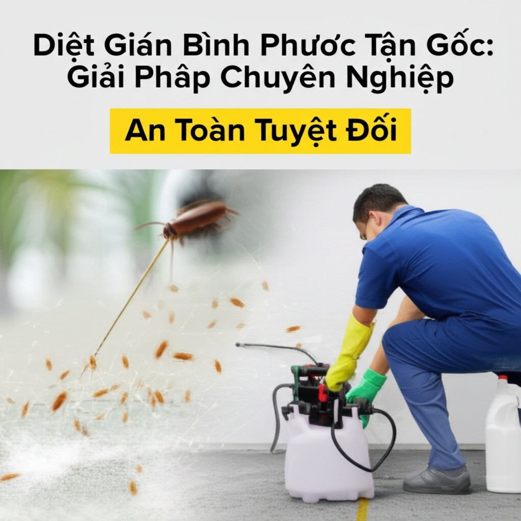 Hình minh họa cho bài viết: Diệt Gián Bình Phước Tận Gốc: Giải Pháp Chuyên Nghiệp, An Toàn Tuyệt Đối
