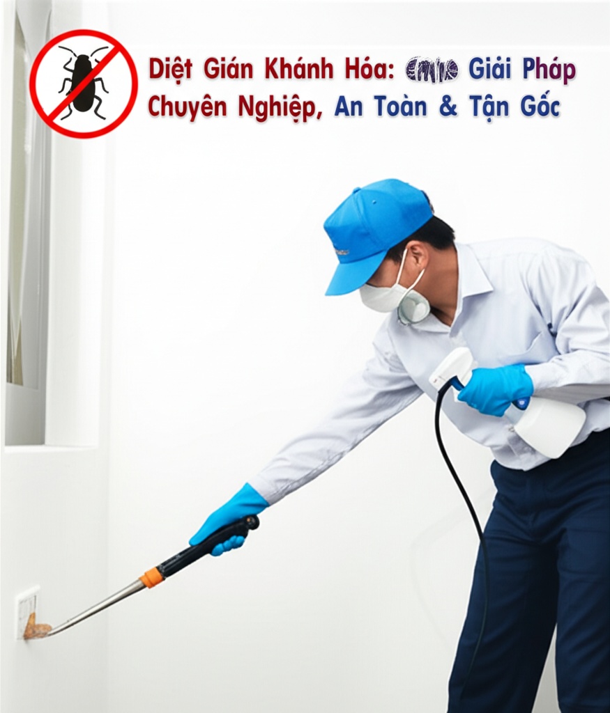 Hình minh họa cho bài viết: Diệt Gián Khánh Hòa: Giải Pháp Chuyên Nghiệp, An Toàn & Tận Gốc