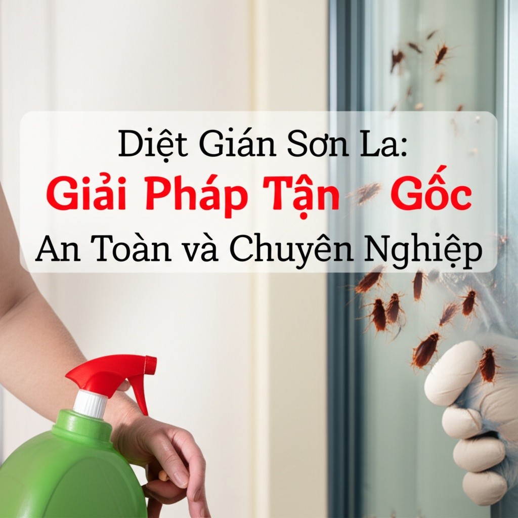 Hình minh họa cho bài viết: Diệt Gián Sơn La: Giải Pháp Tận Gốc, An Toàn và Chuyên Nghiệp
