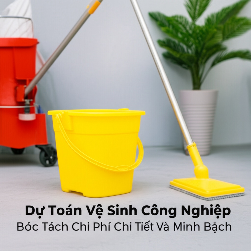 Hình minh họa cho bài viết: Dự Toán Vệ Sinh Công Nghiệp: Bóc Tách Chi Phí Chi Tiết Và Minh Bạch