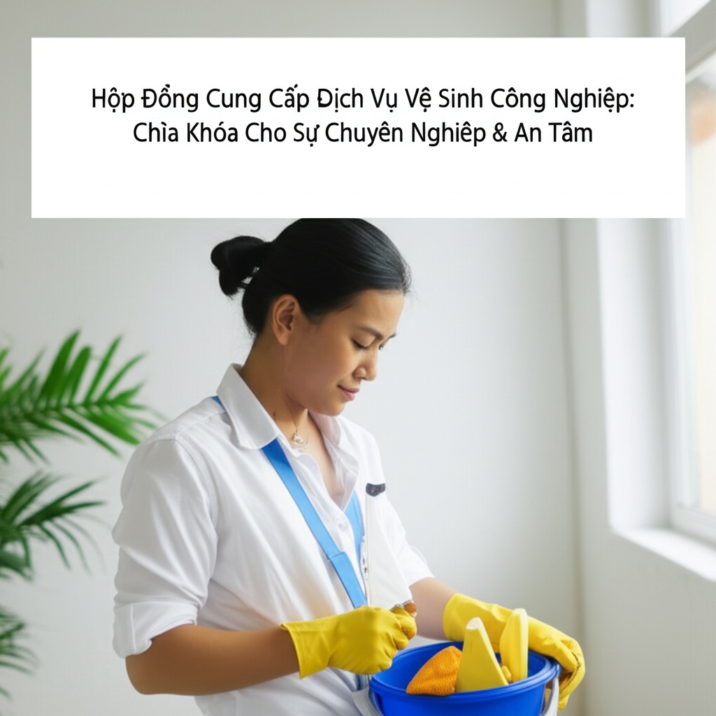 Hình minh họa cho bài viết: Hợp Đồng Cung Cấp Dịch Vụ Vệ Sinh Công Nghiệp: Chìa Khóa Cho Sự Chuyên Nghiệp & An Tâm