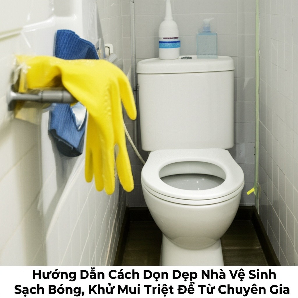 Hình minh họa cho bài viết: Hướng Dẫn Cách Dọn Dẹp Nhà Vệ Sinh Sạch Bóng, Khử Mùi Triệt Để Từ Chuyên Gia