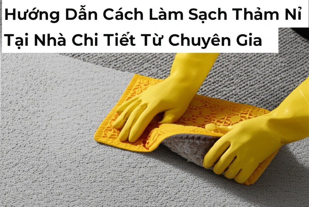 Hình minh họa cho bài viết: Hướng Dẫn Cách Làm Sạch Thảm Nỉ Tại Nhà Chi Tiết Từ Chuyên Gia