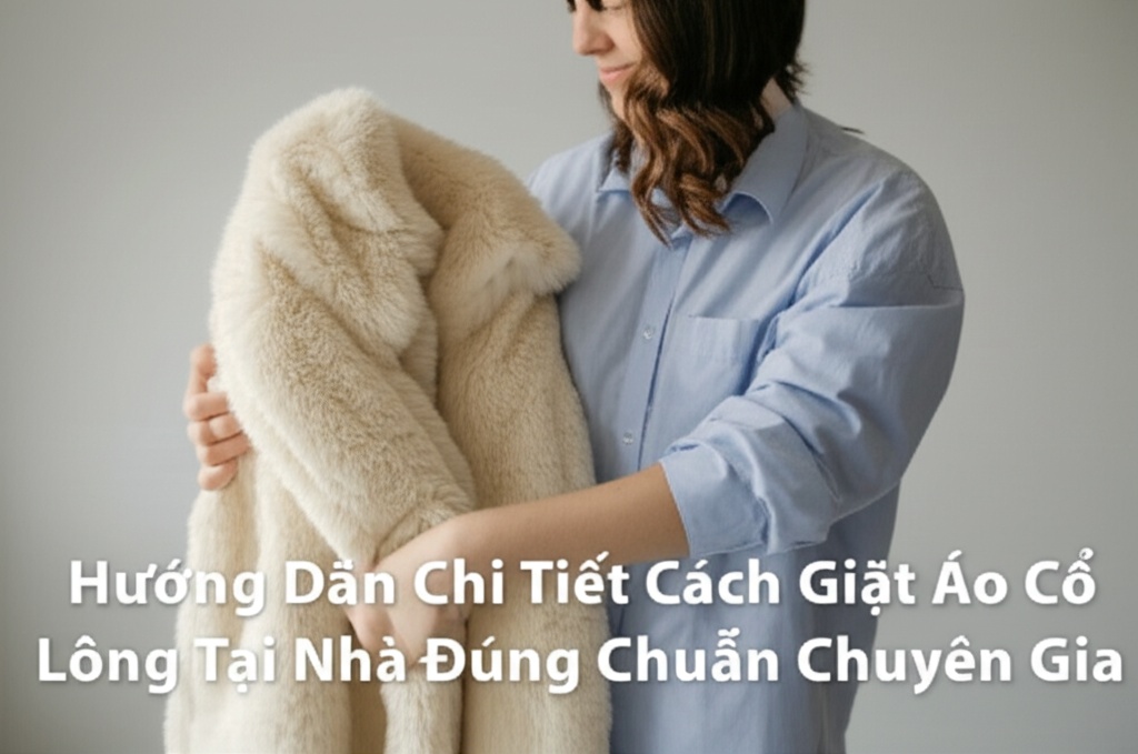 Hình minh họa cho bài viết: Hướng Dẫn Chi Tiết Cách Giặt Áo Cổ Lông Tại Nhà Đúng Chuẩn Chuyên Gia