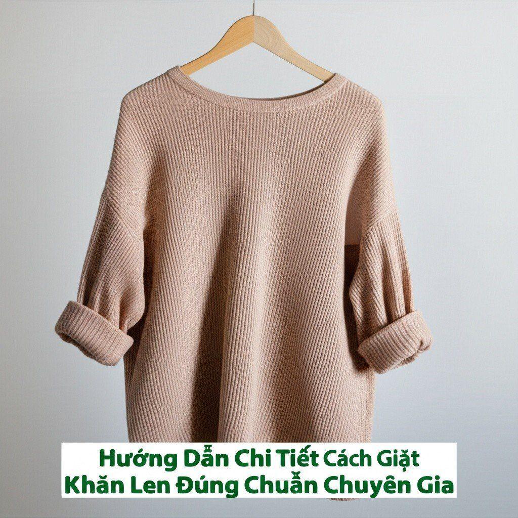 Hình minh họa cho bài viết: Hướng Dẫn Chi Tiết Cách Giặt Khăn Len Đúng Chuẩn Chuyên Gia