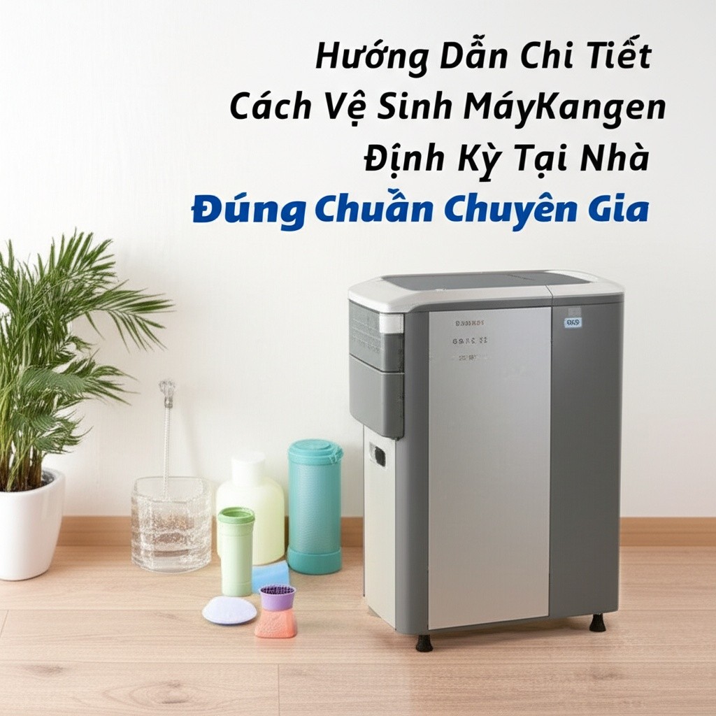 Hình minh họa cho bài viết: Hướng Dẫn Chi Tiết Cách Vệ Sinh Máy Kangen Định Kỳ Tại Nhà Đúng Chuẩn Chuyên Gia