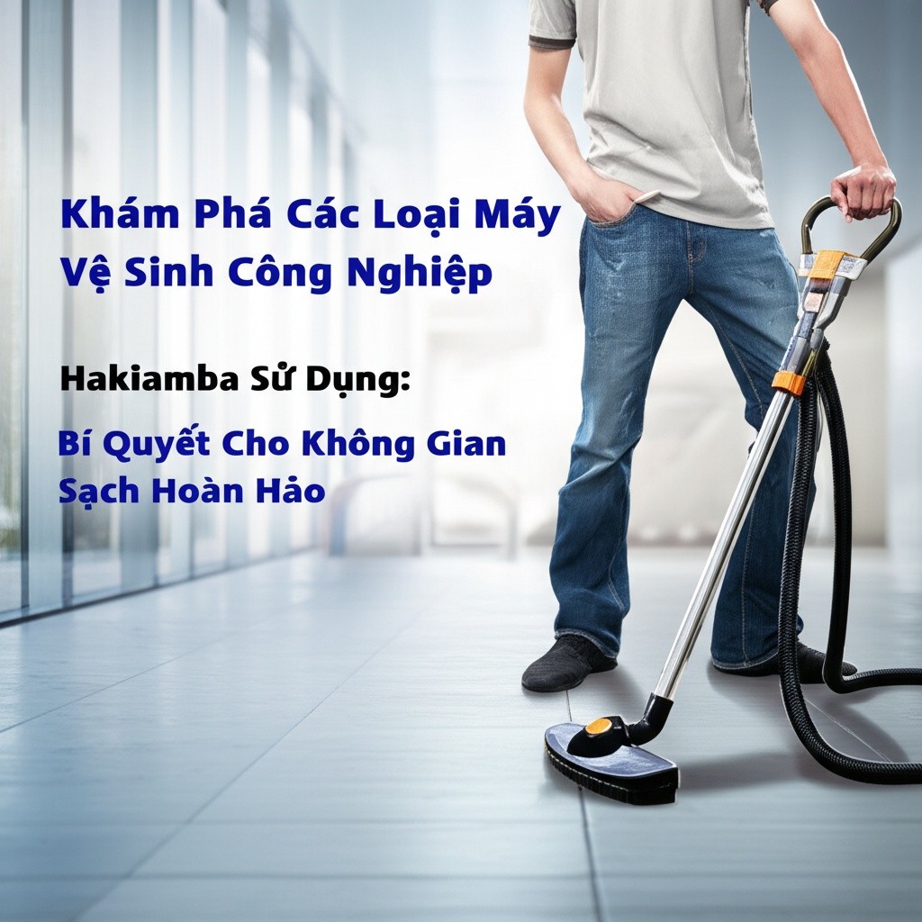 Hình minh họa cho bài viết: Khám Phá Các Loại Máy Vệ Sinh Công Nghiệp Hakiamba Sử Dụng: Bí Quyết Cho Không Gian Sạch Hoàn Hảo