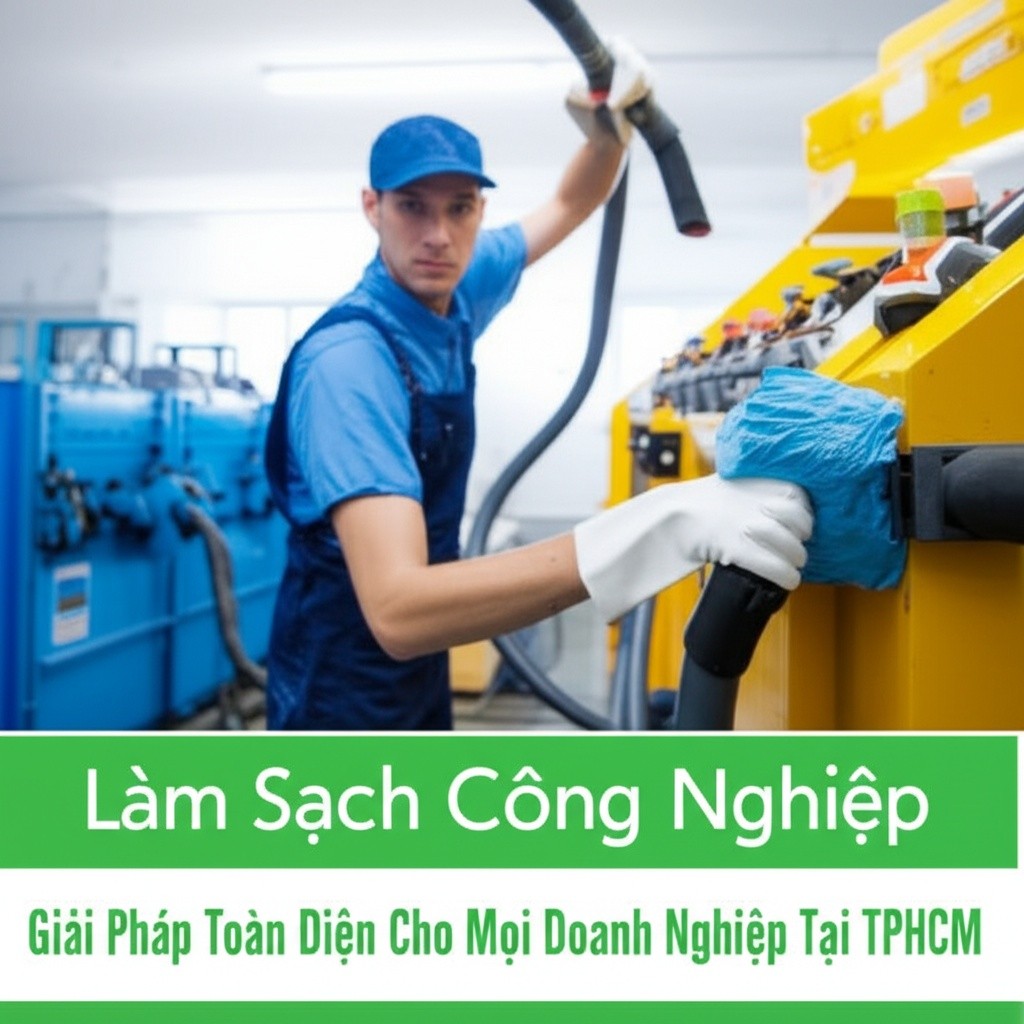Hình minh họa cho bài viết: Làm Sạch Công Nghiệp: Giải Pháp Toàn Diện Cho Mọi Doanh Nghiệp Tại TPHCM