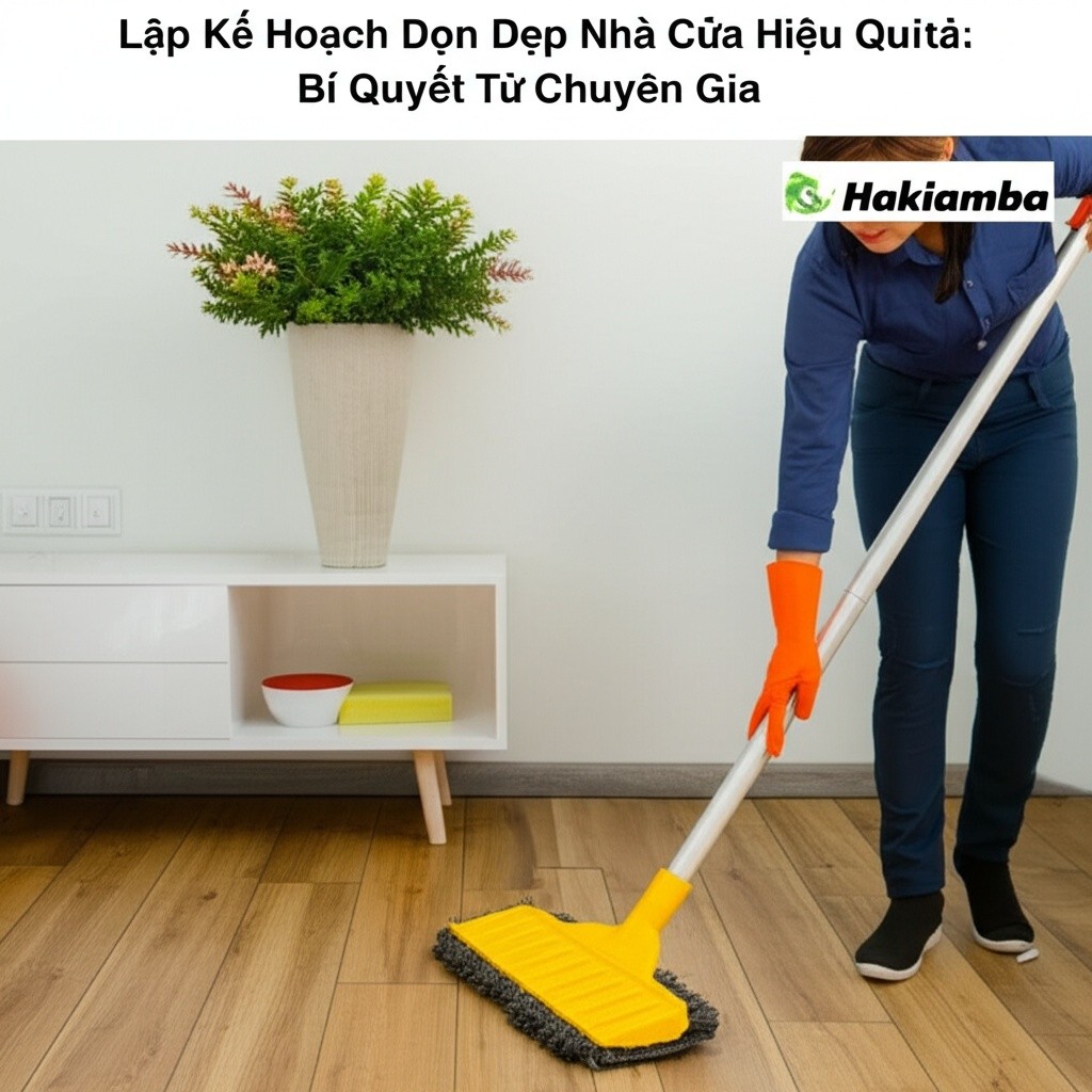 Hình minh họa cho bài viết: Lập Kế Hoạch Dọn Dẹp Nhà Cửa Hiệu Quả: Bí Quyết Từ Chuyên Gia Hakiamba