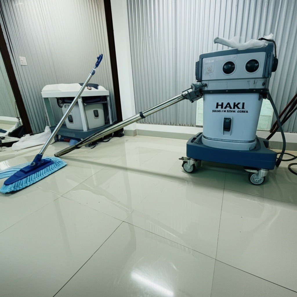 Hình minh họa cho bài viết: Đội Dọn Vệ Sinh Công Nghiệp HAKI AMBA: Giải Pháp Toàn Diện Cho Không Gian Sạch Chuẩn Chuyên Gia