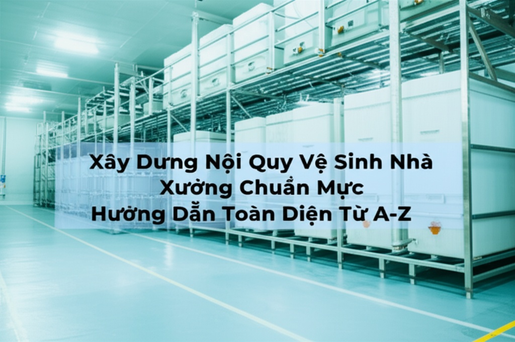 Hình minh họa cho bài viết: Xây Dựng Nội Quy Vệ Sinh Nhà Xưởng Chuẩn Mực: Hướng Dẫn Toàn Diện Từ A-Z